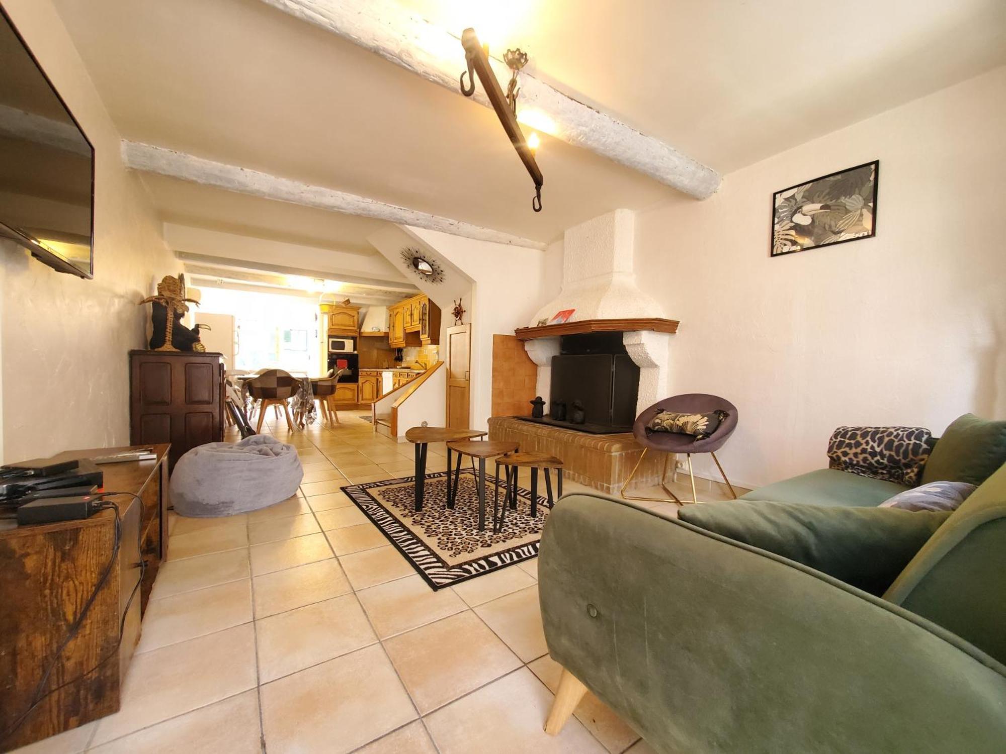 Agreable Maison De Ville Avec Patio Sigean Bagian luar foto